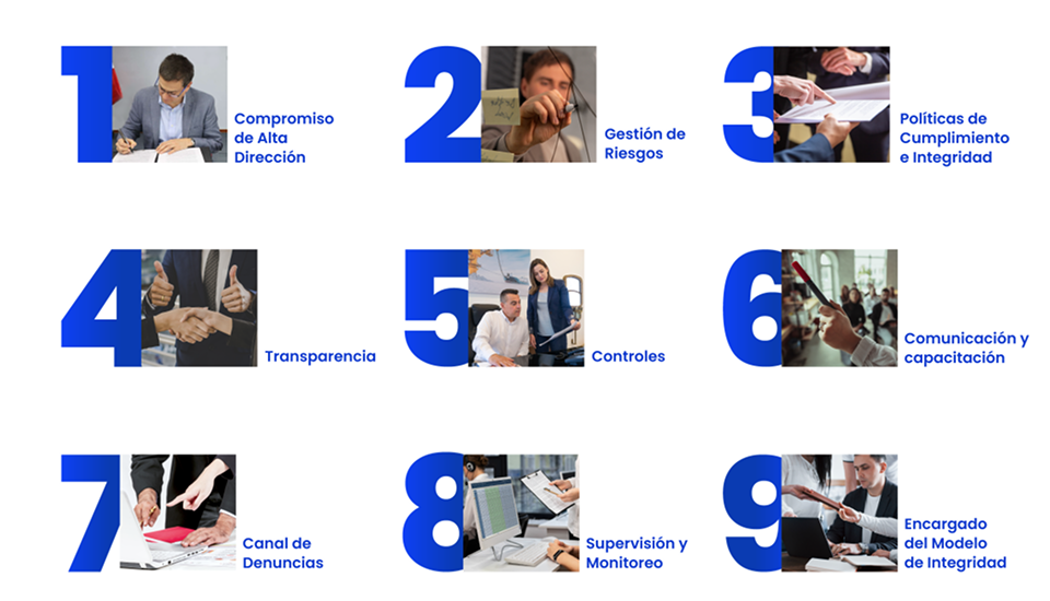 9 principios del modelo de integridad